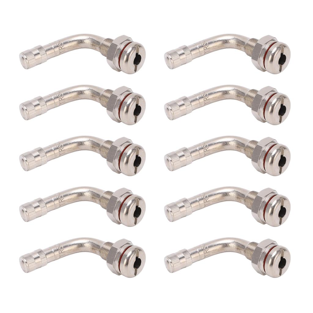 10pcs Truck Tyre Valve Stem TR543E Bent 75 Degrees 65mm Clamp In Valve Extension Adapter for Bus Truck Hole 9.7mm