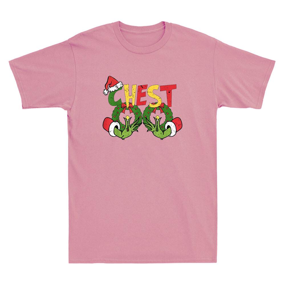 Chest Nuts Matching Chestnuts Funny Christmas Couples Nuts Retro Unisex Tshirt