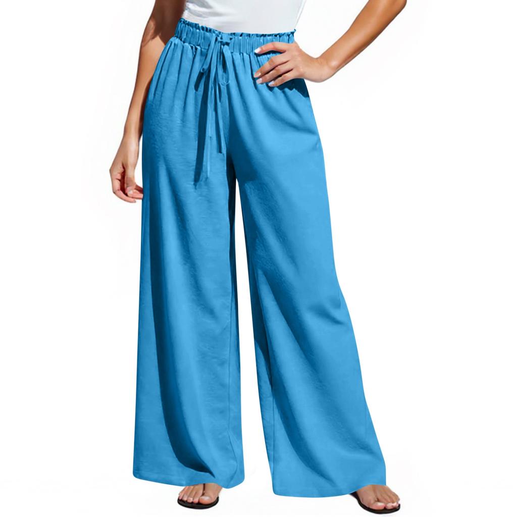 Women's Fashionable Solid Color Pocket Casual Versatile Straight Leg Jeans