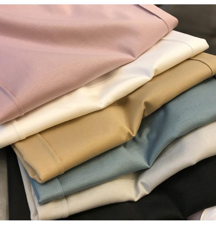 Damski bawełniany T-shirt z okrągłym dekoltem: Miękka, Mocne Szwy, Oddychająca, Wszechstronna, Koszulka z Krótkim Rękawem na Wiosnę/Lato.