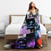 France Rapper Music JUL Blanket Quality Soft Throw Blanket Spring Airplane Travel Home Decor Graphic Bedspread