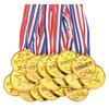 30 Pack Gold Plastic Winner Medals Award Medals For Kids - Perfect For Sports, Competition And Party Favors
