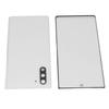 Replacement Back Glass Cover Front Screen Glass Repair Kits for Samsung Galaxy Note 10 White