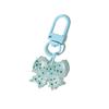 Cherry Blossom Heart Keychain: Handmade Transparent Ornament for Bags, Unisex Accessory