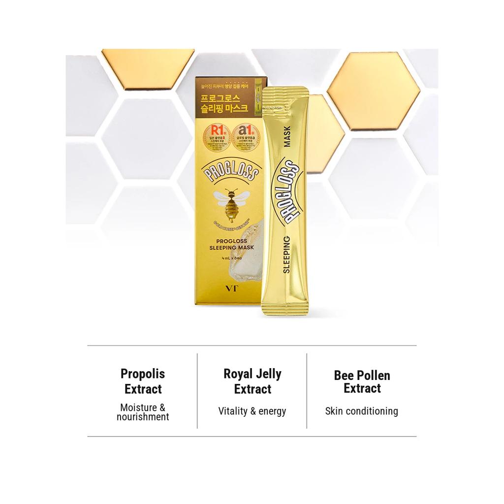 [DAISO] VT Sleeping Mask 4ml x 6 - Cica, Cica Vital, Super Hyalon, Progloss