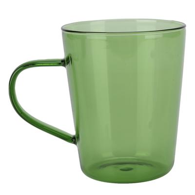 380ml Milchbecher Hochborosilikatglas Thermisch Leicht zu Reinigen Glasbecher für Küchen Hotels Kaffee