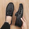 New Leather Shoes Men'S Business Formal Wear Shoes British Style Black Casual Leather Shoes For Mens JZ-5690