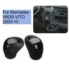 5th/6th for Mercedes-Benz Vito W639 2003-2010 Car Black Shift Handball Dust Cover Gear Head Manual Shift Lever Modification