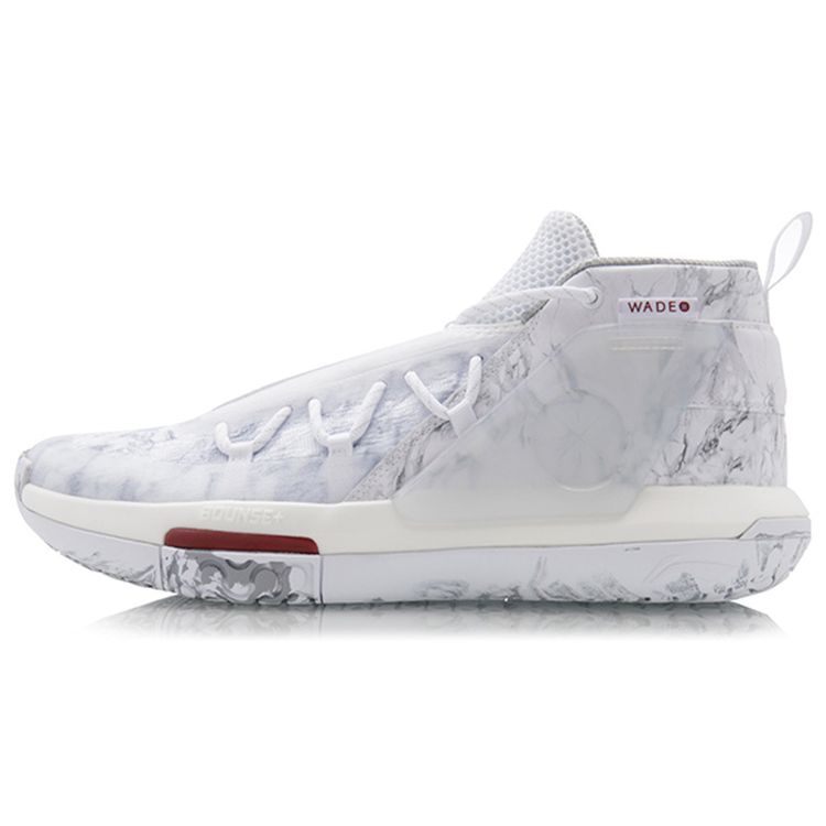 

Li-Ning Баскетбольные кроссовки Fission 6 с защитой от скольжения, износостойкие, средней высоты, мужские, белые ABAQ031-2