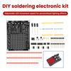 DIY LED Elektronik-Bausatz CHA-81 DC4,5-9V LED Tracking-Licht Spiel Lötprojekt Übung Follow Spot USB/Batterie Stromversorgung