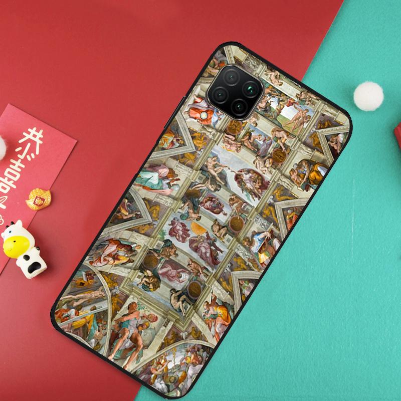 Michelangelo Art For Huawei Nova Y73 Y70 Y72 Y60 Y90 Y61 Y91 8i 7i 11i 12i 12s 9 10 SE P20 P30 P40 Lite Case