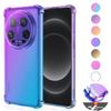 Gradient TPU Case for Xiaomi 15 Ultra 14 Ultra  Mi 13 Protective Cover Shockproof Transparent Capa Fundas Coque