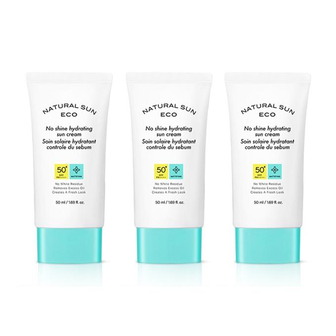 The Face Shop Natural Sun Eco No Shine Hydrating Sun Cream 50ml SPF50+ PA+++ (3 Options)