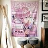 Tamon's B Side Wall Tapestry Aesthetic Wall Hanging Printed Fabric Blanket Decorative Tapestries for Bedroom Living Room Home Decor