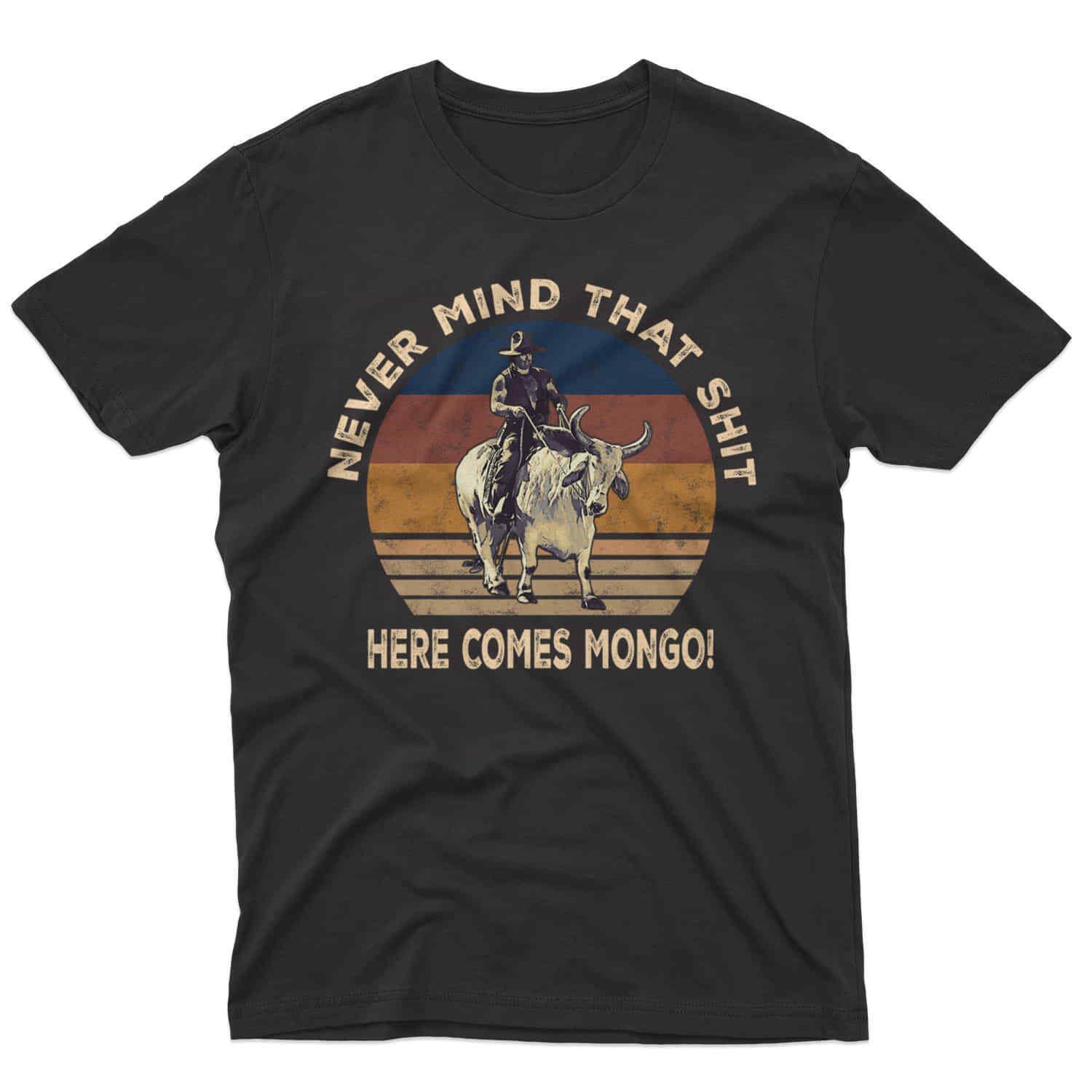 Gearseasons Blazing Saddles Never Mind That Sh it Here Comes Mongo T- Shirt S разноцветный