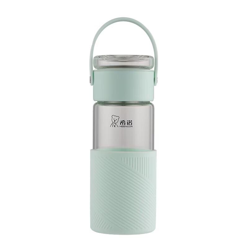 Heenoor Portable Tea Infuser Glass Bottle
