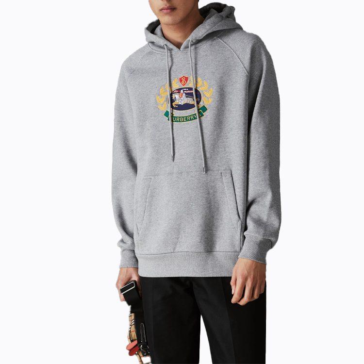Burberry Sweatshirt Men's Light Heather Gray 80030151