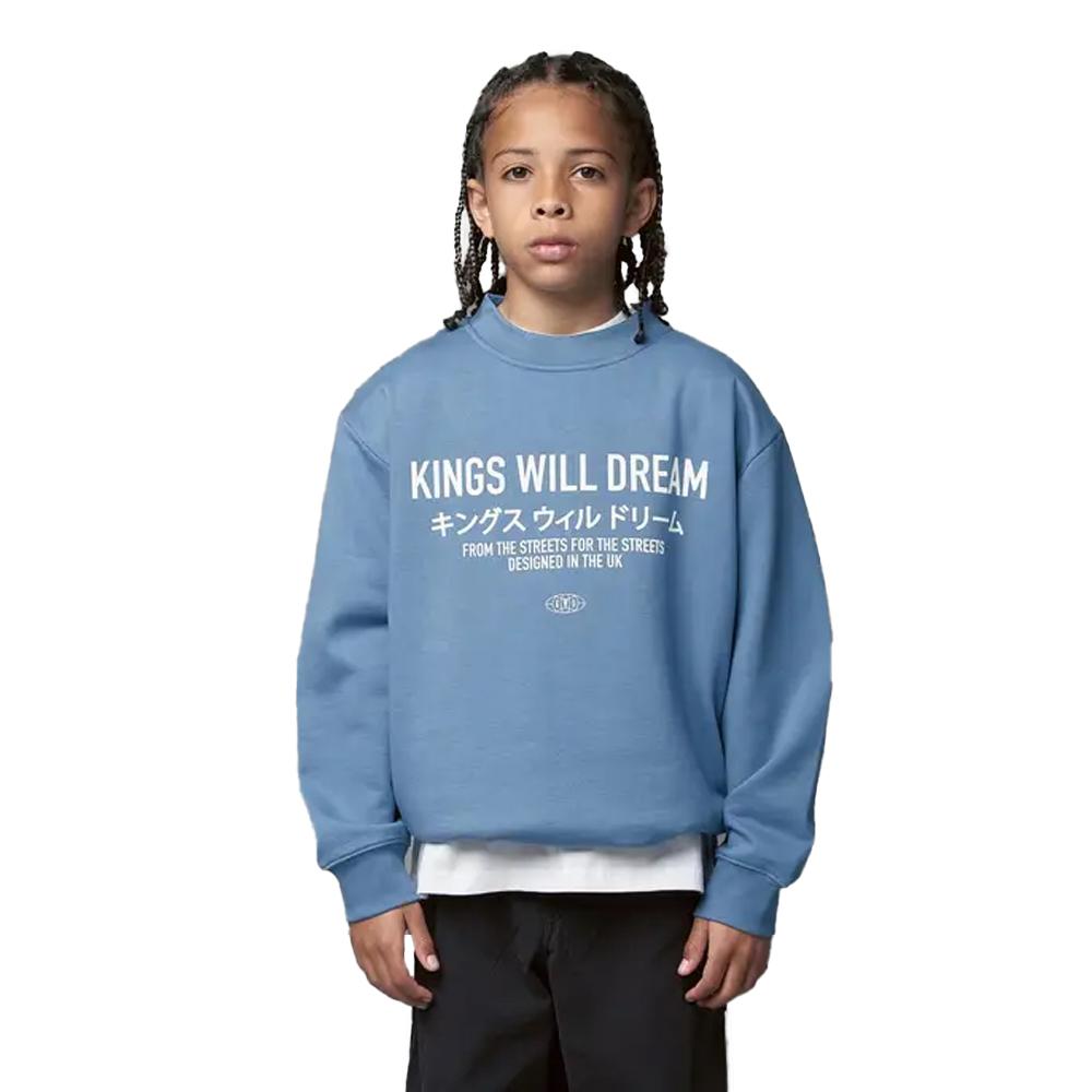 Kings Will Dream Boys Studio Stacked Crew Neck Sweatshirt