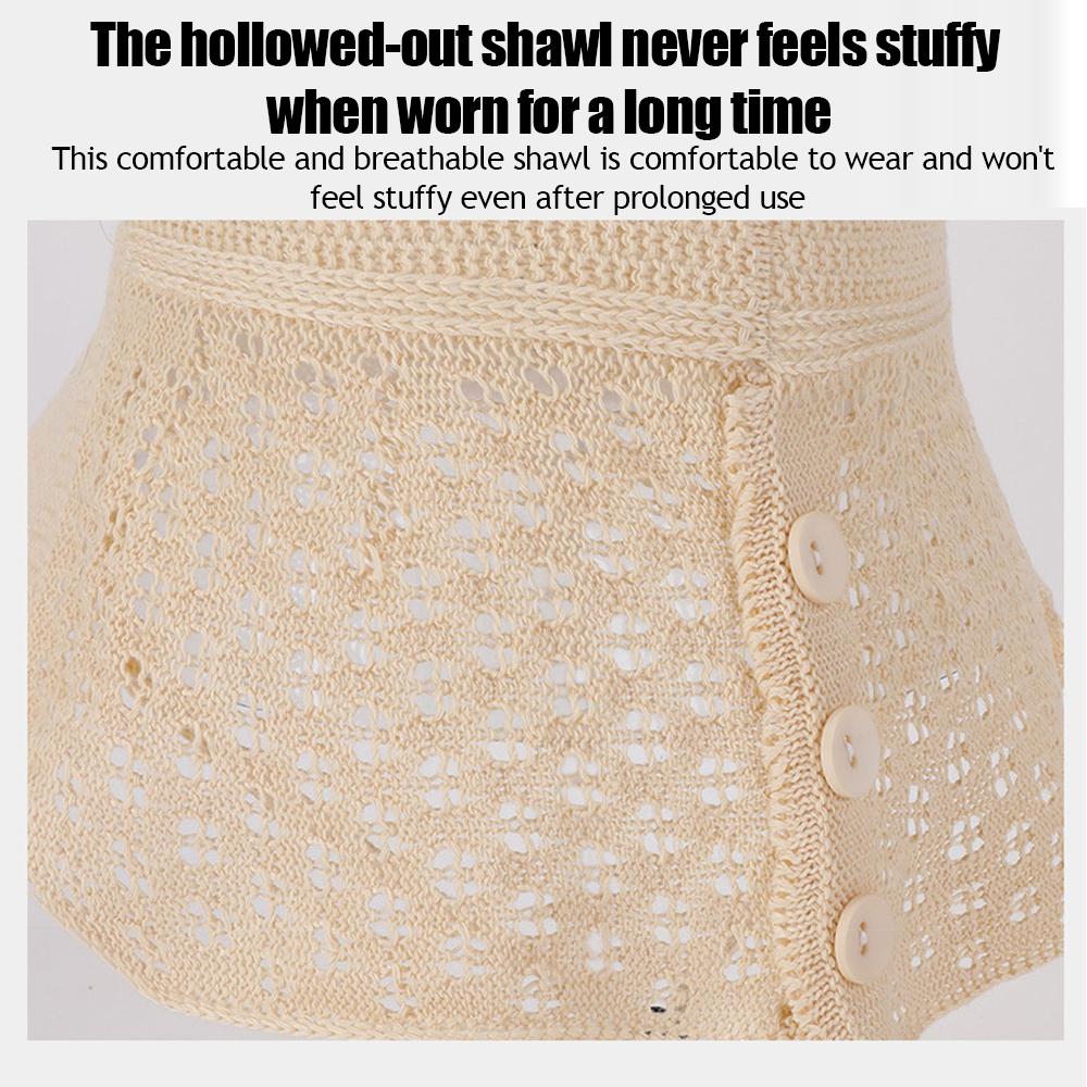 Women'S Summer Hand-Woven Hollow Straw Hat Fisherman Hat Foldable Wide Brim Sun Hat For Beach Travel Shawl Sunscreen Bucket Hats