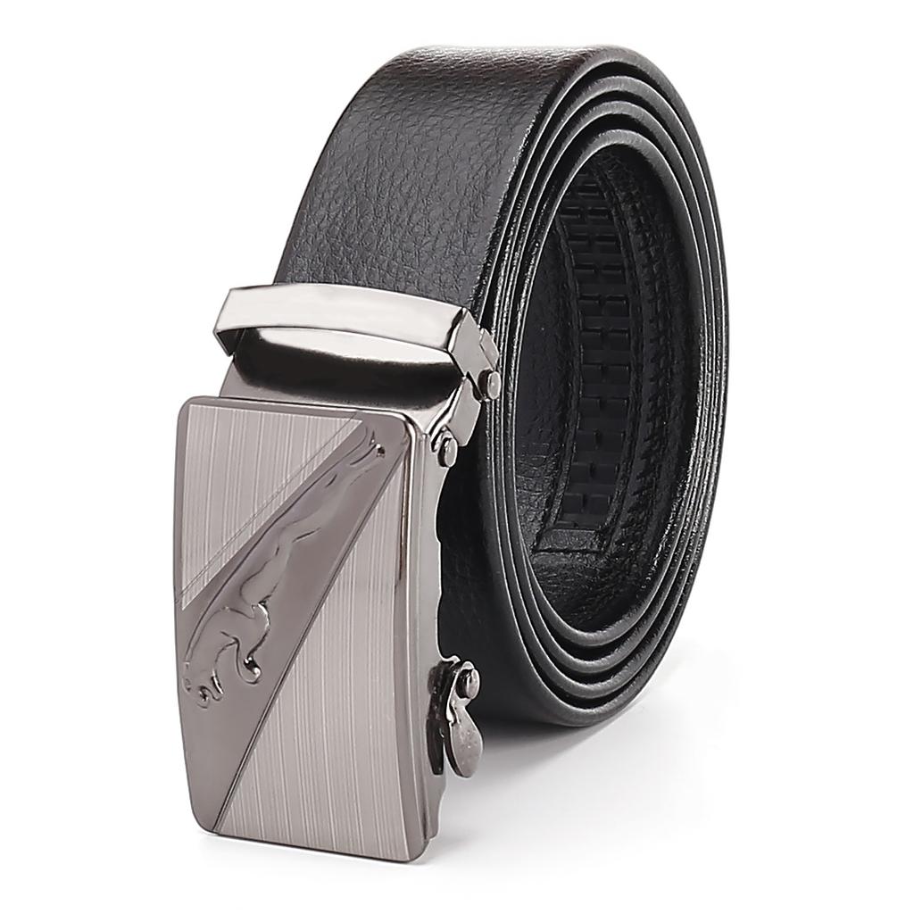 Cintura da Uomo Automatica con Fibbia Business - Bordo Rivestito in TPU, Cintura Elegante Premium per Abbigliamento Formale