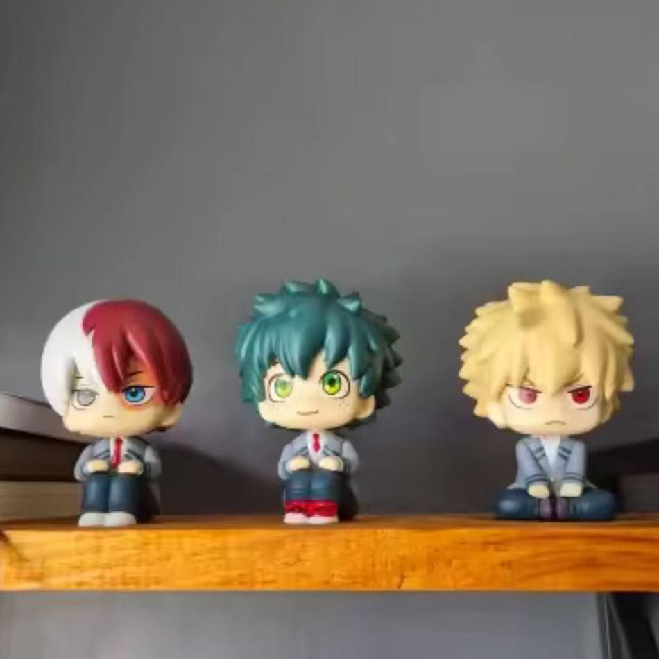 10Cm Boku No Hero Academy Anime Figure Midoriya Izuku Action Figure Bakugo Katsuki/Todoroki Shoto Statuette Pvc Collection Toys