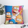 Pillow Cover SSimpsons Family Graffiti Art Portrait  Morden Pillow Case For Sofa Car Home Decor Pillowcases