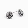 Sporty Rhinestone Stud Earrings 2Pcs Alloy Football Basketball Design Shiny for Sports Enthusiasts Christmas Gift