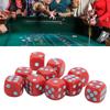 20Pcs 16mm Rounded Corner Dice 6 Sided Game Dice Set for Table Board Games Math Games
