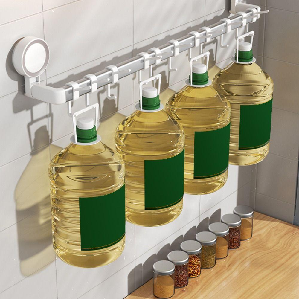 Adhesive Bathroom Hook Non Perforated Load-bearing Hook Durable Kitchen Storage Hook  Bathroom