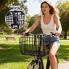 Großer Fahrradkorb Große faltbare Fahrradzubehörteile Frontlenkerkorb Fahrradzubehör für Straße Elektroroller Pendeln