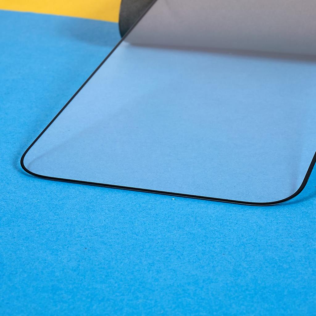 For iPhone 16 Pro Max Tempered Glass Film Full Coverage Silk Print Full Glue Screen Protector