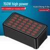 100W Multi-Port USB Charger, 12-Port and 20-Port Options for Simultaneous Phone Charging