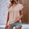 Travel New Women'S Retro Printed Shirt Casual Spring And Summer Breathable Cool Sexy Daily Date Short Sleeved T-Shirt Top