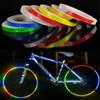 1Cm*8M Bike Stickers Reflective Tape Cycling Fluorescent Reflect Strip Adhesive Tape For Bicycle Warning Safety Bike Accessories