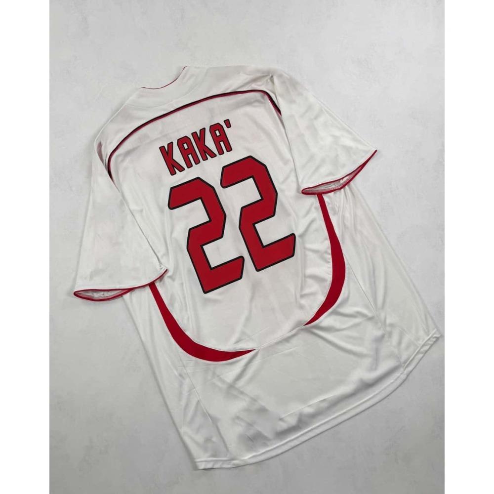 KAKA 22 Retro Fußball Trikot für Herren Damen Sommer Kurzarm Sport T-Shirt Y2K Locker Übergröße Streetwear Kollektion Oberteile S gray