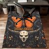 1PC Custom Name Butterfly Skull Artwork Theme Floor Mat Ideal for Living Room, Game Rooms, Office, Bedroom Floor Mat Playful Design