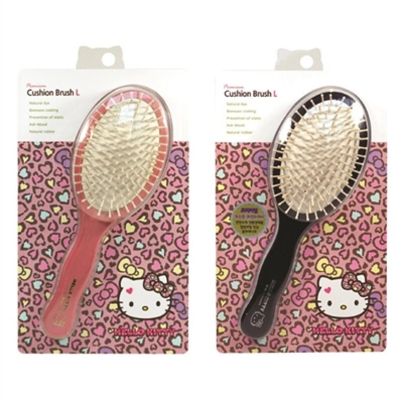Деревянная подушечка для иголок Hello Kitty (Сердце) L black