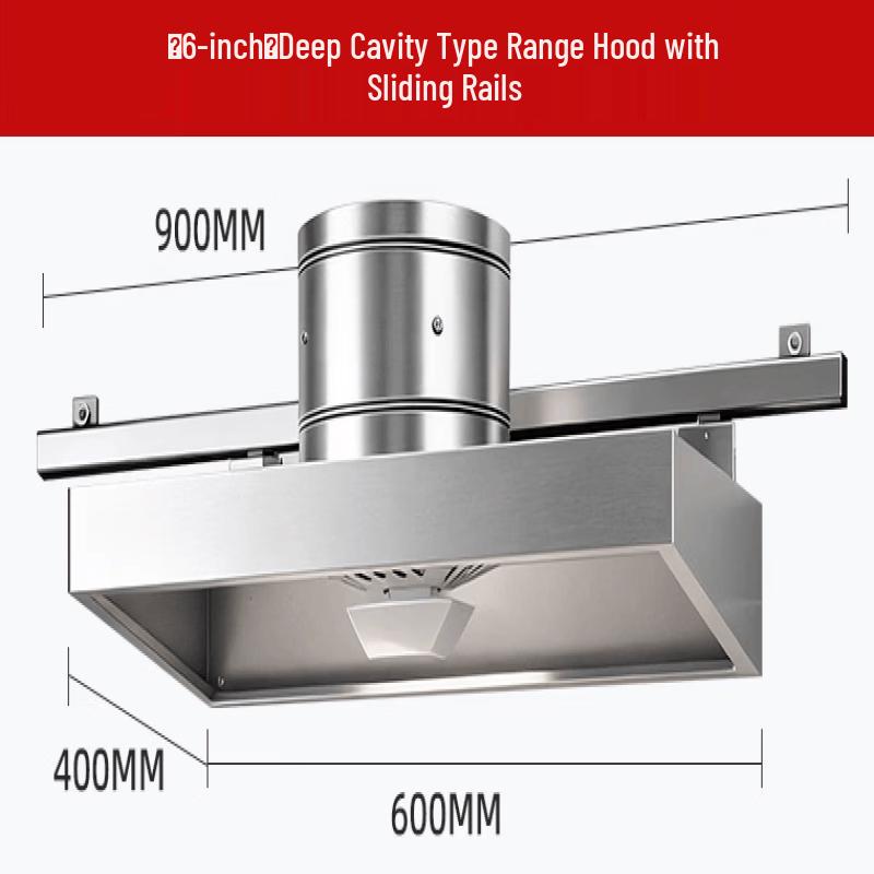 OLOEY Ductless Sliding Track Range Hood