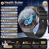 2025 New Health Non Invasive AI Diagnostic Smart Watch ECG BP Men's Three Highs Uric Acid Blood Fat Bluetooth Call Smartwatches