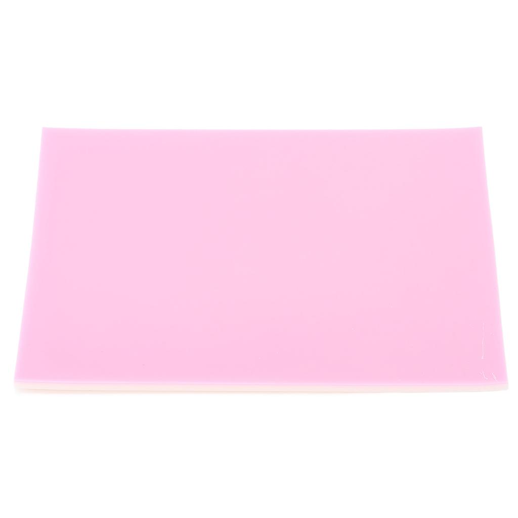 Rubber Carving Block for Stamp Making Printmaking Intricate Designs 20 X 15 X 0.5CM Rose White