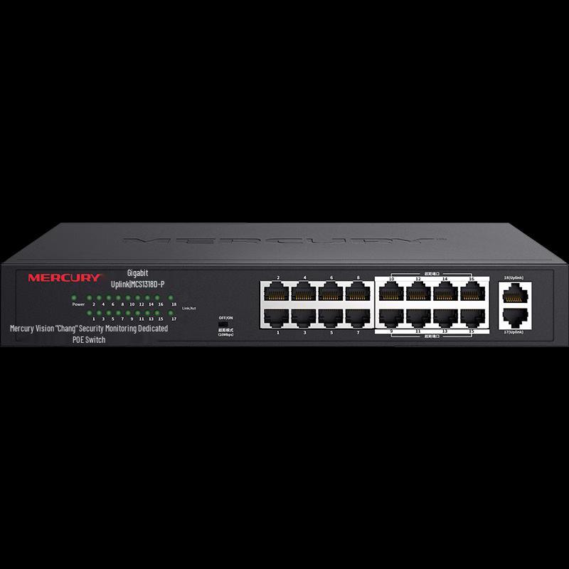 

Mercury 18-Port PoE+ Fast Ethernet Switch