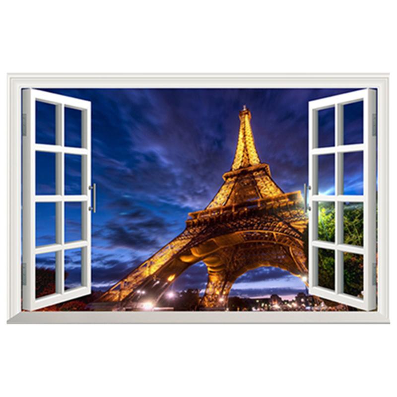 Multiple Styles City Landscape Mural For Home Decoration Aesthetic Rooms Window Art Tower Of London View Vinyl Wall Stickers