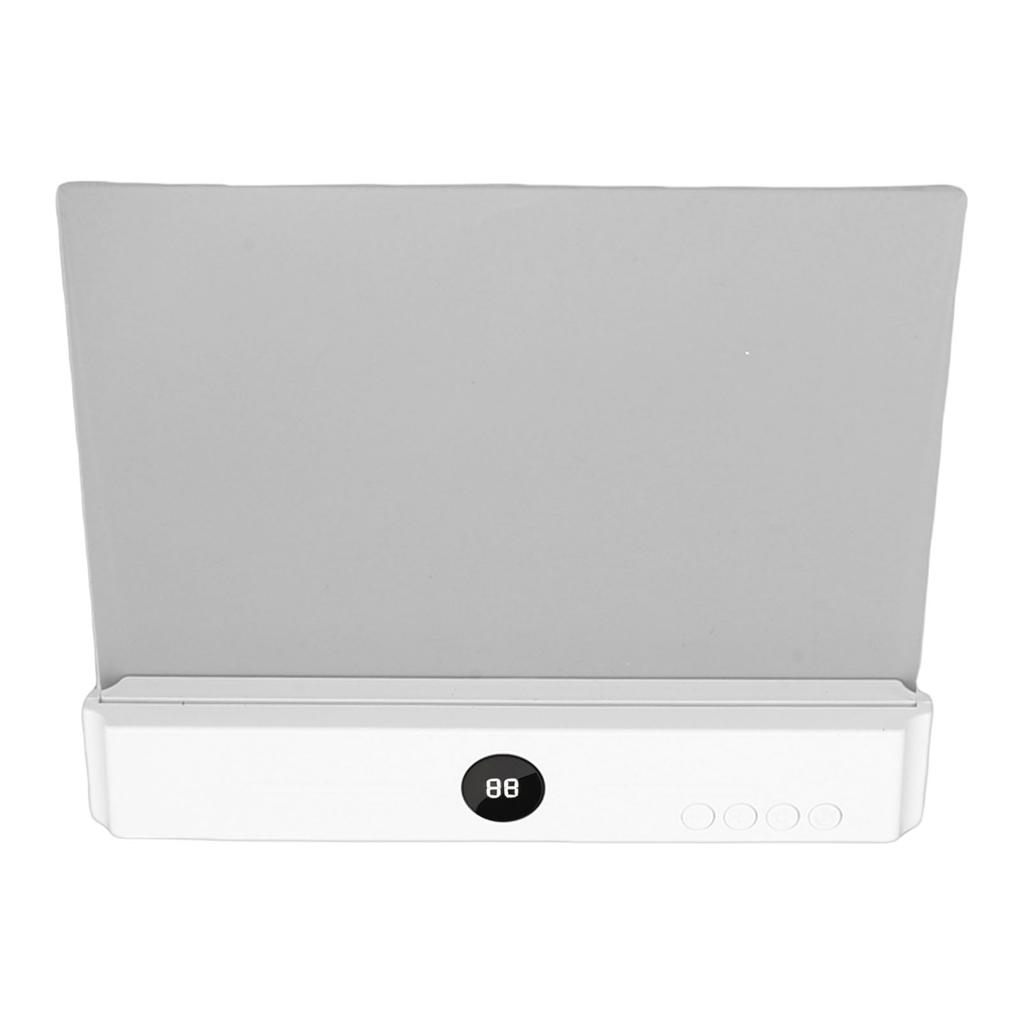 LED Flat Book Light Rechargeable 3 Color Dimmable Flat Reading Light with Timer for Home Dormitory Study