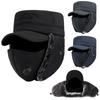 Fashion New Winter Bomber Hats Men's Northeast Mask Ushanka Lei Feng Hat Outdoors Thick Balaclava Cotton Plush Fur Earflap Hat