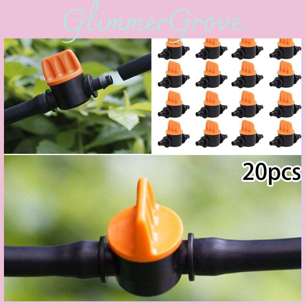 Micro Sprinkler Drip Irrigation Adapter 4/7 Micro Tube Simple Connection Orange Color