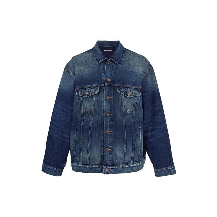 Balenciaga FBI Denim Jacket 'Blue' Men's 681690TJW754021