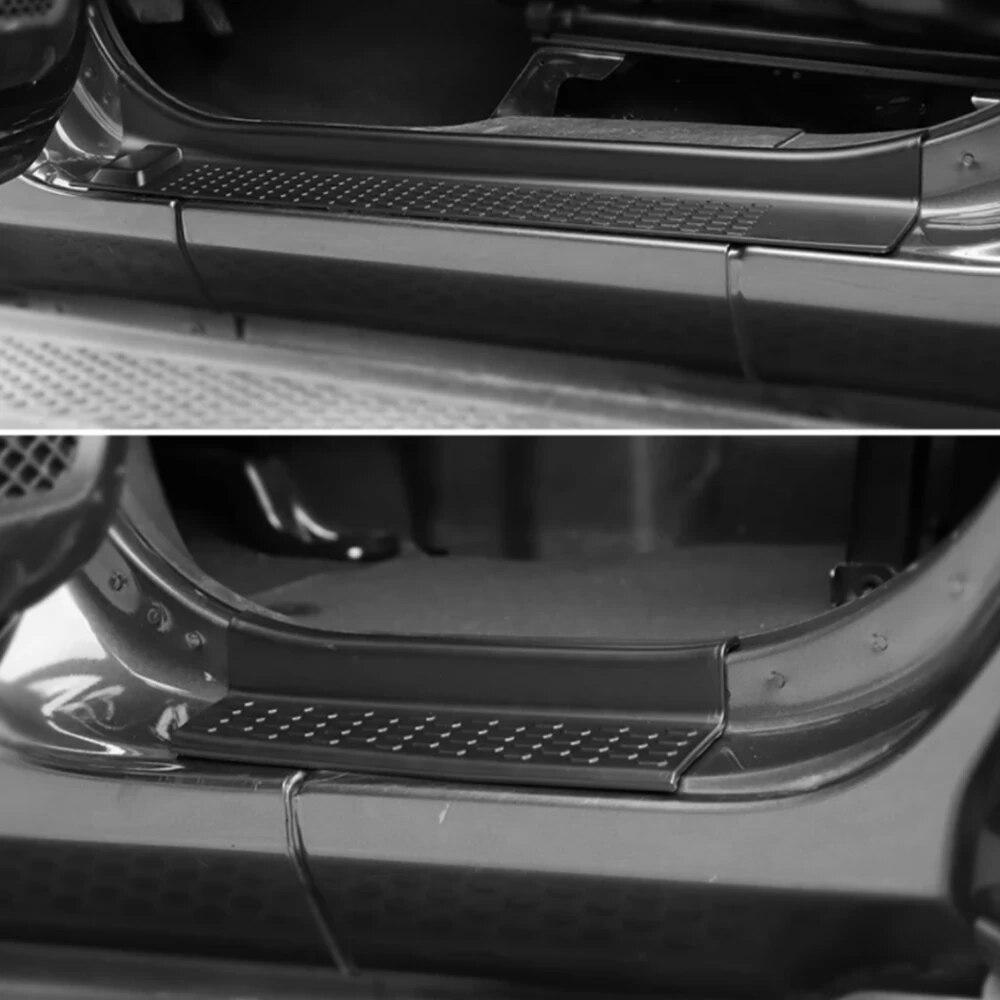 Door Plate Cover Sill for Jeep Wrangler JL Gladiator JT 2018-2022 Entry Guards Door Sill Plate Protectors 4-Door Car Accessories