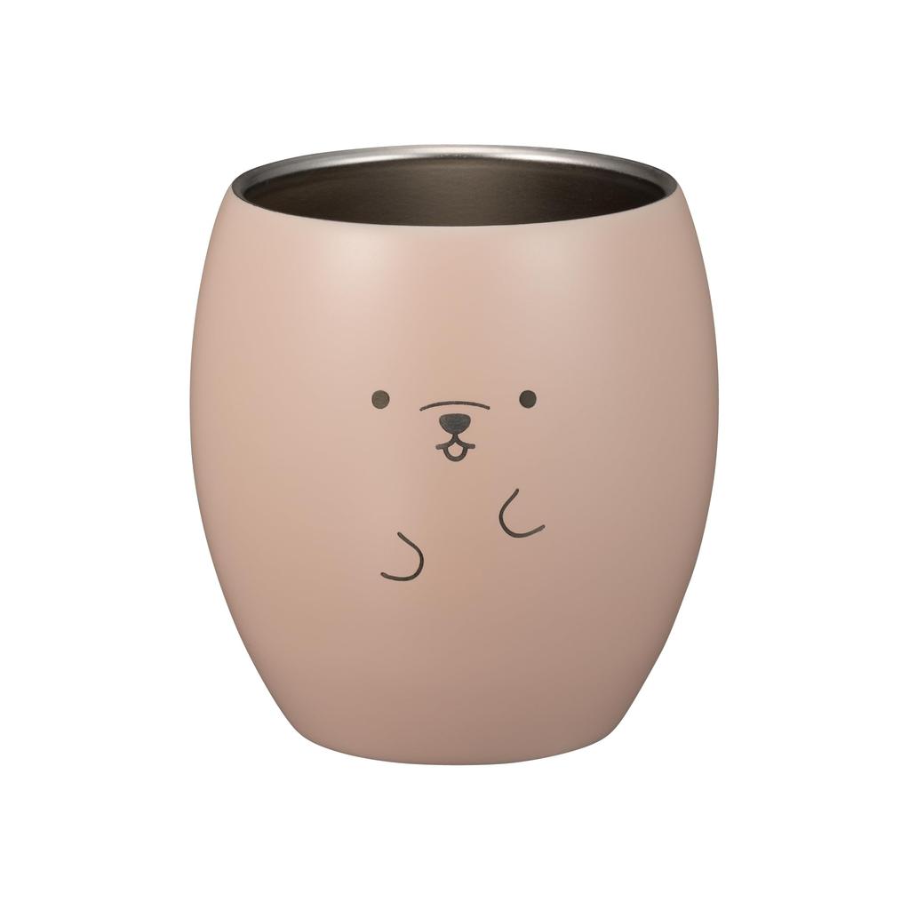 CB Japan Stainless Steel Tumbler, Vacuum Insulated, Double-Walled, 280ml [Dog], Animal Design, ANIBALL