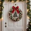 Perlenketten-Bastelset DIY Weihnachts-Perlenkranz-Set, Handgefertigte Feiertags-Türdekoration, Elegante Saisonale Wohnkultur Wandbehang Bastelprojekt