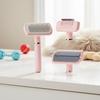 Dog Grooming Comb Pet Hair Remover Brush Pet Grooming Tool Dog Cat Long Pin Self Cleaning Slicker Pet Grooming Brush